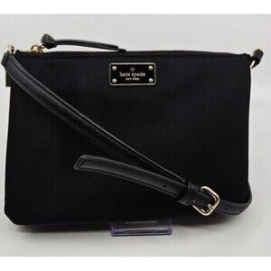 Kate Spade Elegant Black Nylon Crossbody Bag NWOT Excellent Condition.